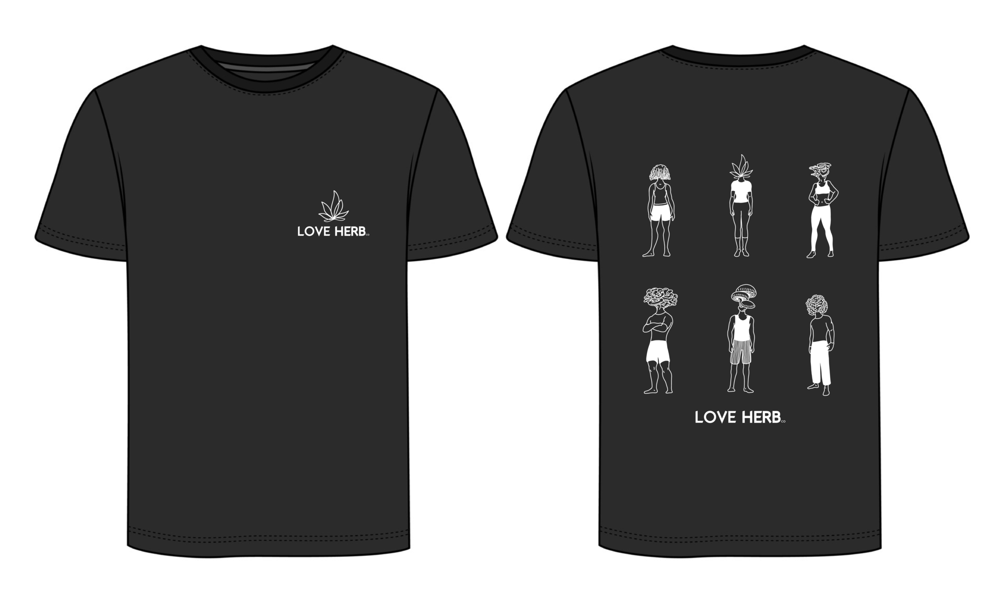 Love Herb Fitness Shroomies Tee