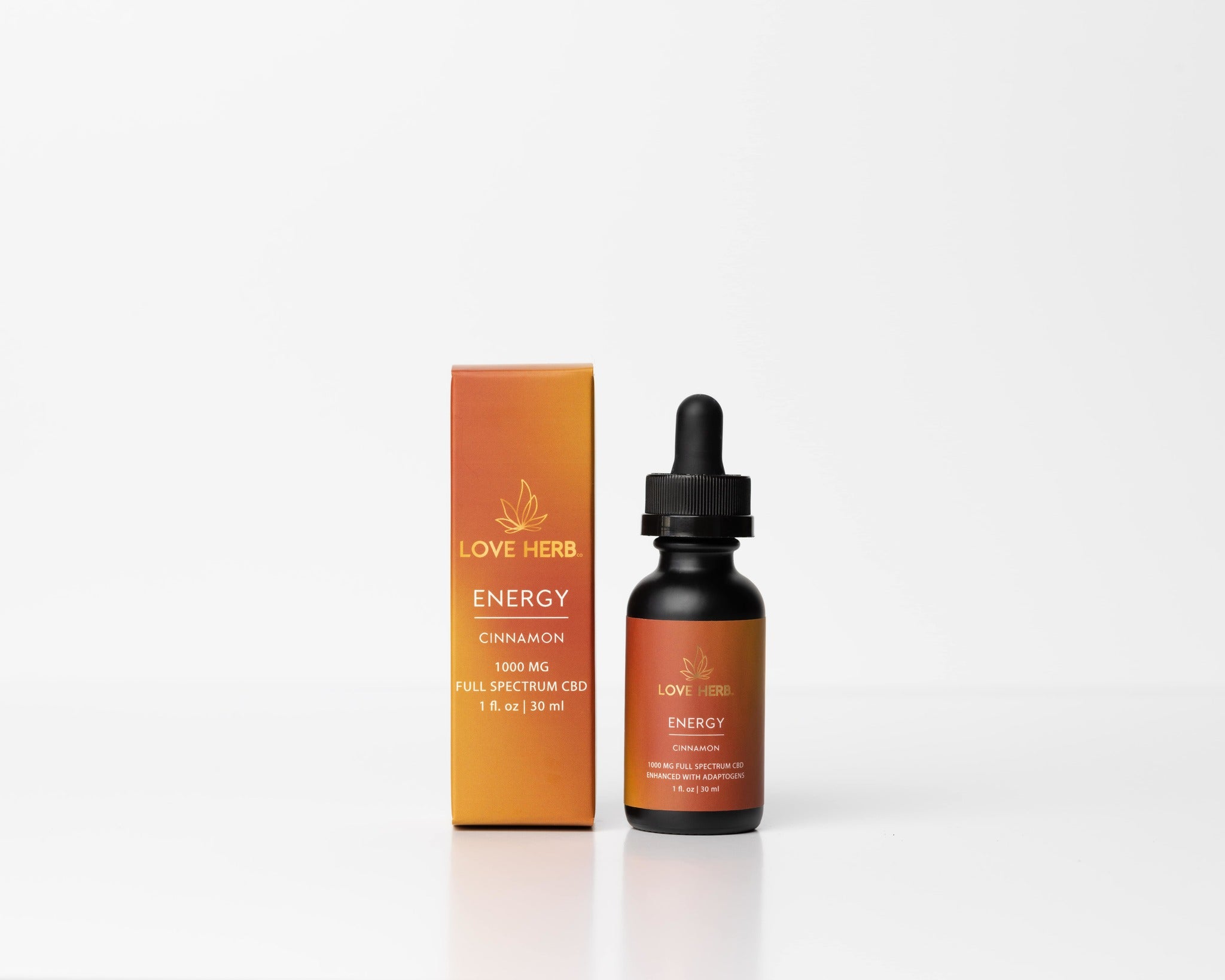 Energy Full Spectrum CBD Tincture Enhanced With Adaptogens 1000mg